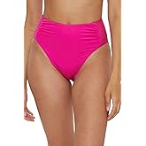 Trina Monaco High Waisted Bikini Bottom, Cheeky Coverage, Swimwear Separates for Women