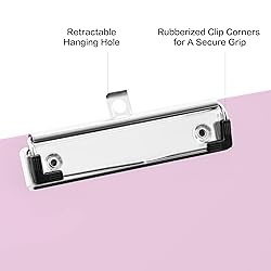 Deli Plastic Clipboard, Clipboards with Low Profile