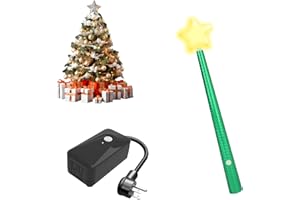 HOYON GP Christmas Tree Remote Control Outlet Christmas Tree Lights Remote with Music for Christmas Decorative String Lights Ideal Christmas Lights Switch Gift for Halloween Thanksgiving Christmas Party