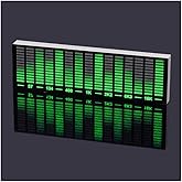 Spectrum Analyzer, Audio Visualizer, Sound Control Light, LED Music Spectrum Display for Gaming Room Car Decoration, for Ambi