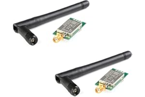 EC Buying 2Pcs E01-ML01DP5 Wireless Transmission Module nRF24L01P+PA+LNA 2.4G Wireless Transceiver Module 20dBm 100mW 2000m Measured Distance SPI Interface with Antenna