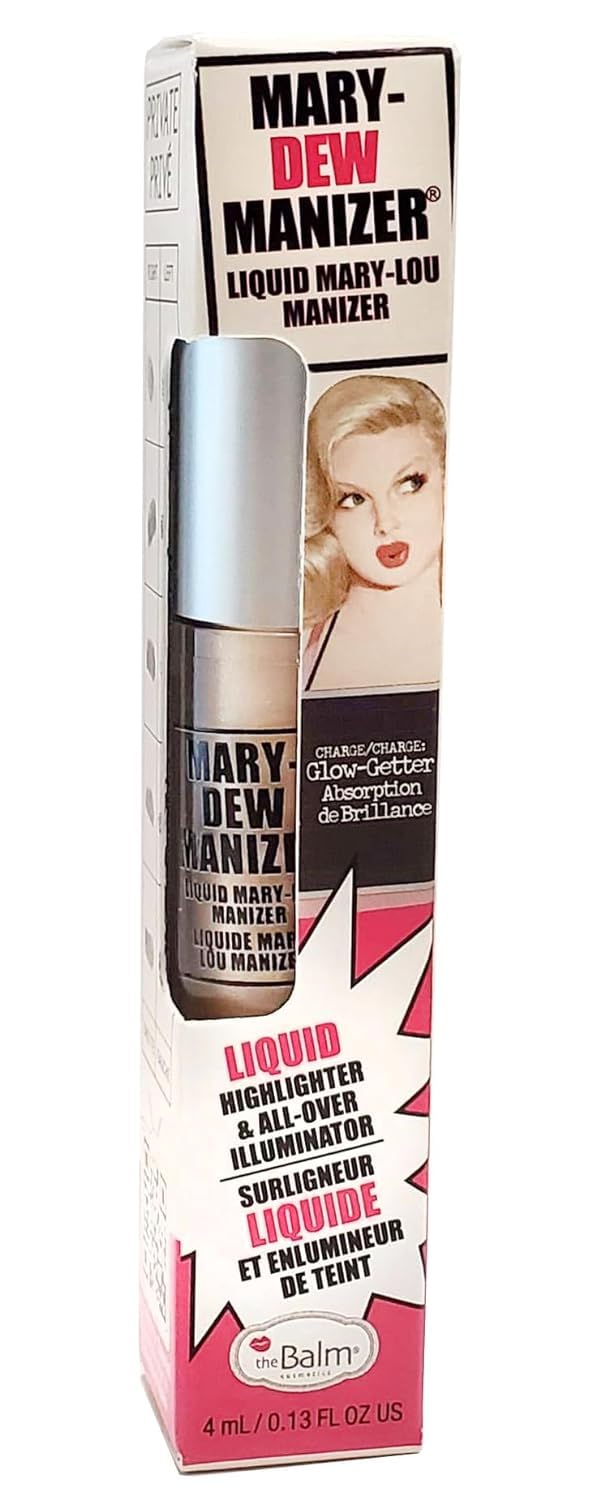 Mary Dew Manizer Liquid Highlighter by the Balm for Women - 0.13 oz Highlighter