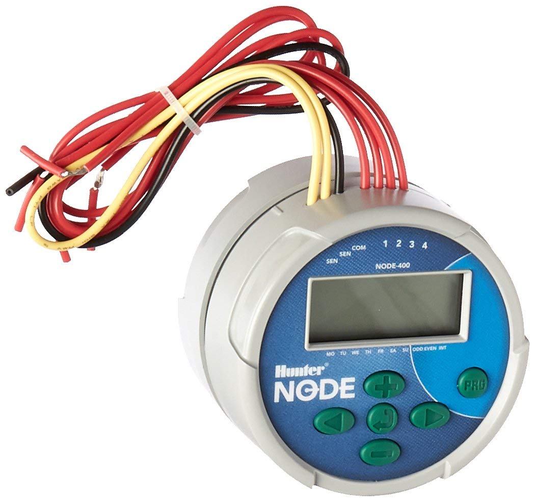 Photo 1 of Hunter Sprinkler NODE400 NODE 4-Station Irrigation Controller blue