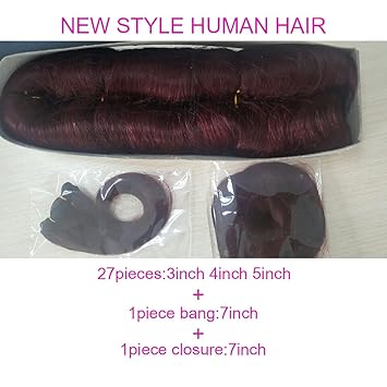 Amazon Com Brazilian Virgin Hair 27 Pieces Short Hairstyle 1