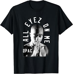 Tupac Shakur Me Against the World Classic Fit T-Shirt - Black, Cotton, Polyester, Short Sleeve