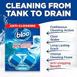 Bloo Toilet Blocks 14 Pack - In-Cistern Cleaner with Blue Water Technology view 3