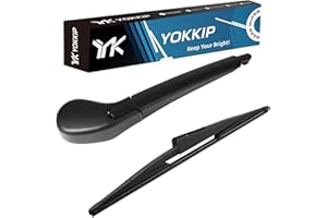 YOKKIP Back Windshield Wiper, Replacement for 2012-2018 Ford Focus - Rear Wiper Arm Blade Cover Assembly, All Season - Factory OE CV6Z-17526-C