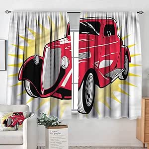 RenteriaDecor - Cortinas para Puertas de Patio, con diseño de Cabriolet