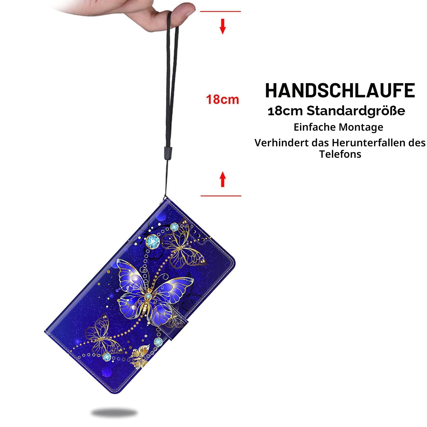 Handyhülle für Google Pixel 10a, Blauer Schmetterling 5