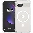 ANNSD for Google Pixel 8a Case,Compatible with Magsafe, Translucent Protective Shockproof Slim for Pixel 8a Case(Clear Bling)