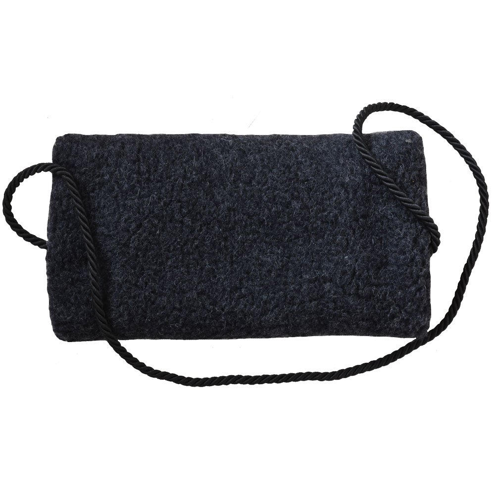 SamWo,Schafwoll-Muff aus nat/&uuml;rlicher Schafschurwolle mit Baumwollkordel