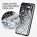 Caka Galaxy S7 Case, Galaxy S7 Glitter Case Starry Night Series Luxury Fashion Bling Flowing Liquid Floating Sparkle Glitter Girly Soft TPU Case for Samsung Galaxy S7 (Silver)