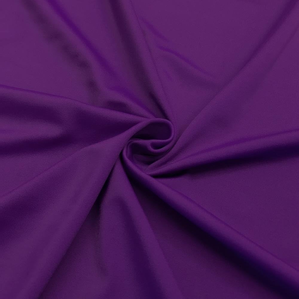 Matte Milliskin Nylon Spandex Fabric 4 Way Stretch 58" Wide Sold by The Yard Many Colors (Purple)