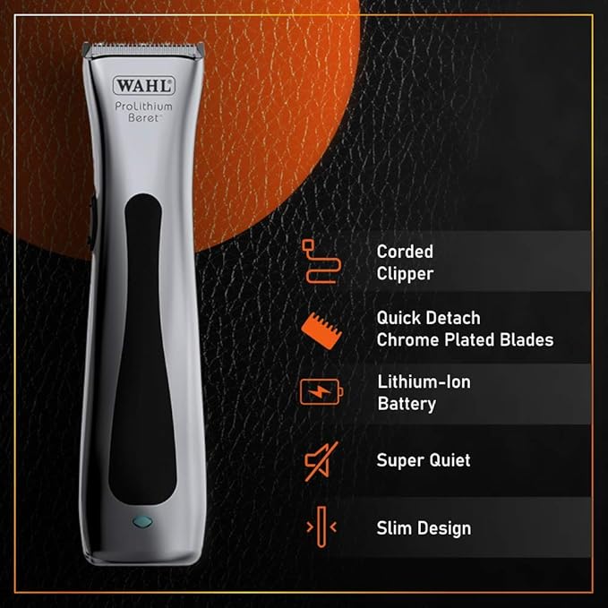 wahl beret prolithium trimmer chrome