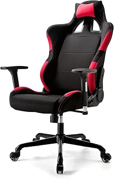 Amazon Co Jp サンワダイレクト オフィスチェア リクライニング チェア ヘッドレスト付き レーシングチェア ゲーミングチェア 150 Snc113f 文房具 オフィス用品