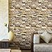 Peel and Stick Brick Wallpaper 3D, Self-Adhesive Textured Removable and Waterproof, Super Large Size 33.7ft x 1.47ft/10m x 0.45m