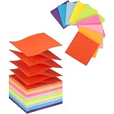 Mr. Pen- Pop Up Sticky Notes 3x3 Refills, 18 Pads, 900 Sheets | Bright Colors, Self Adhesive Memo Pads for Dispensers, Perfect for Home, Office &amp; School, Stocky Notes for Bible Journaling