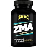 SNAC ZMA The Original Recovery & Sleep Supplement, Promotes Muscle Recovery, Immune Support & Restorative Sleep with Zinc, Magnesium & Vitamin B6 (90 Veggie Capsules)