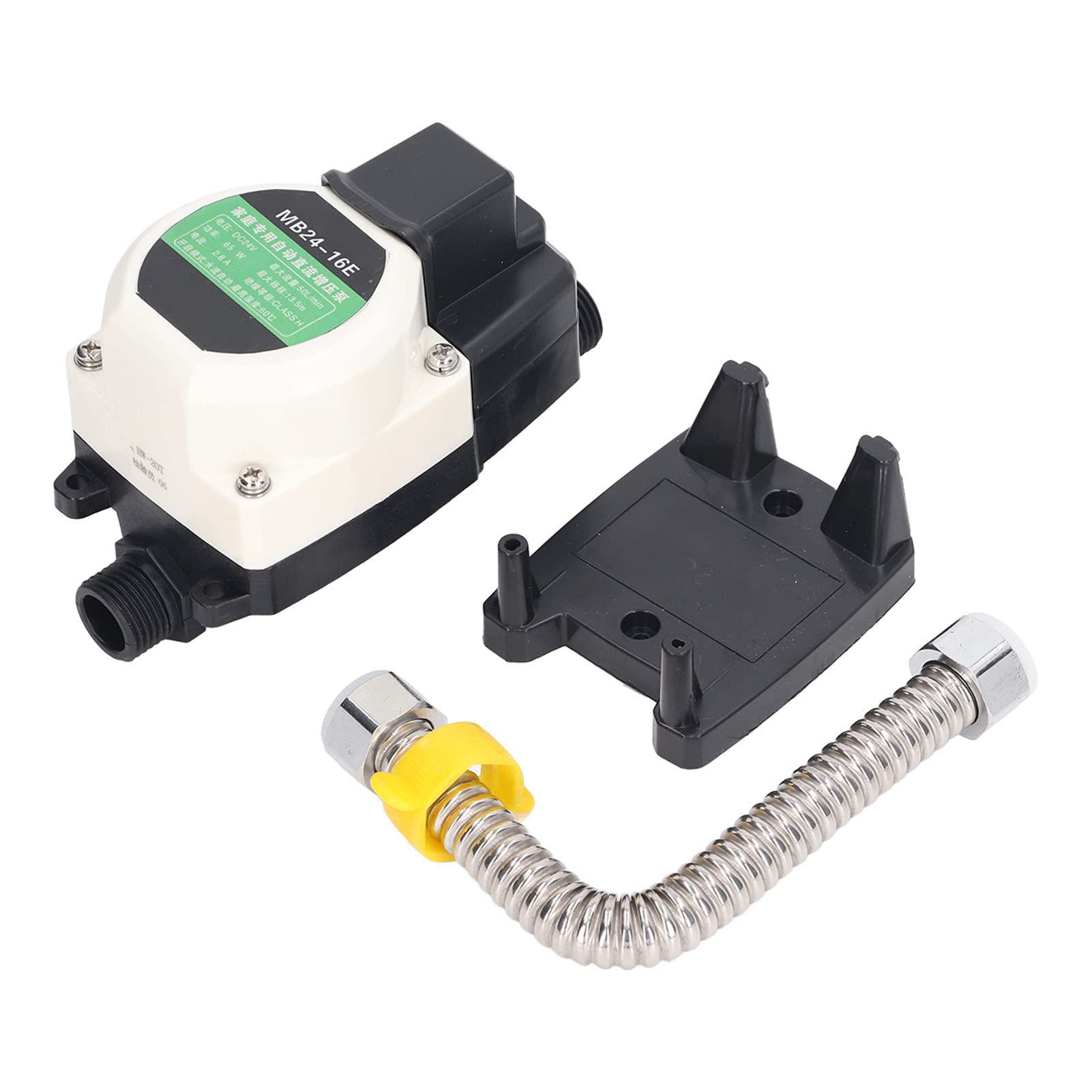 Water Pressure Booster Pump DC24V Auto Control Low Noise ABS Material for RV Marine Yacht Garden Camping Boat Freshwater System