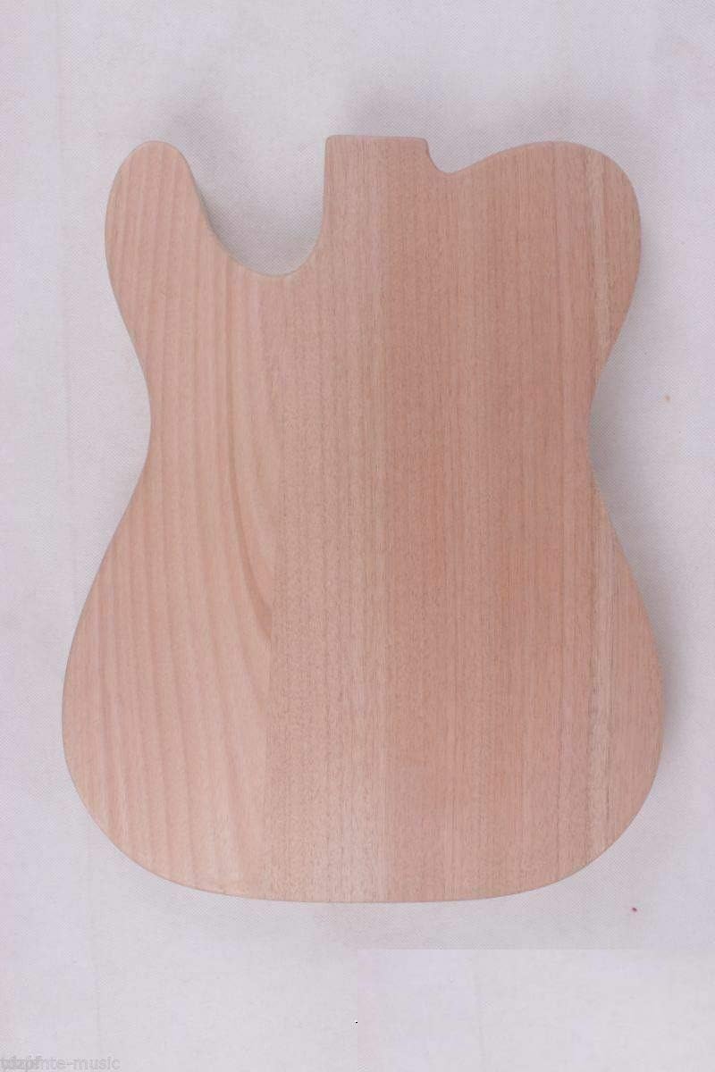 Unfinished Guitar Replacement Body Mahogany Maple Wood Electric Guitar - Image 3