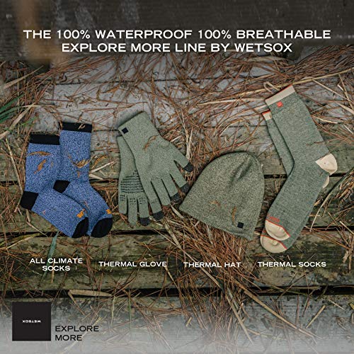WETSOX 100% Waterproof Breathable Hiking/Outdoor Sock|Merino Inside|All Climate - Thumbnail 5