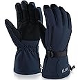 MCTi Waterproof Mens Ski Gloves Winter Warm 3M Thinsulate Snowboard Snowmobile Cold Weather Gloves