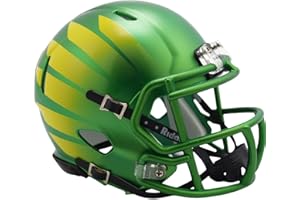 Oregon Ducks Apple Green with Wings NCAA Riddell Speed Mini Football Helmet