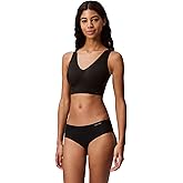 Calvin Klein Womens Invisibles Comfort Seamless Lightly Lined V Neck Bralette Bra