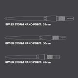 Target Darts Swiss Point Storm Nano Points 3 Pack 35mm Black SP view 2