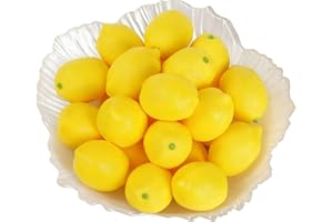 Notakia 25 Artificial Lemons Artificial Fruits Fake Lemons Lifelike Lemonade Simulation Party Kitchen Table Summer Decoration