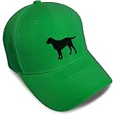Speedy Pros Baseball Caps for Men & Women Embroidered Black Labrador Retriever Lab Embroidery Acrylic