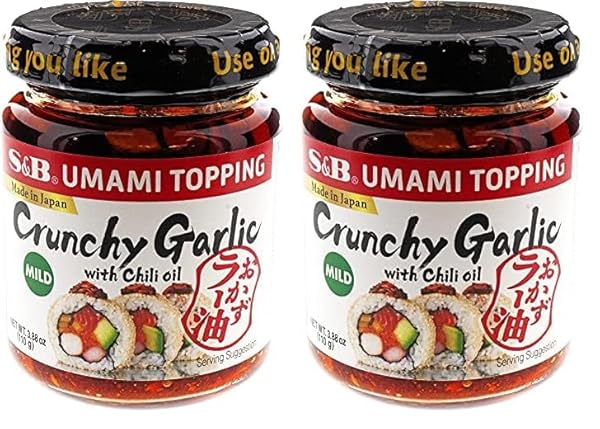S&B CHILI OIL WITH CRUNCHY GARLIC, 3.9 OUNCE...