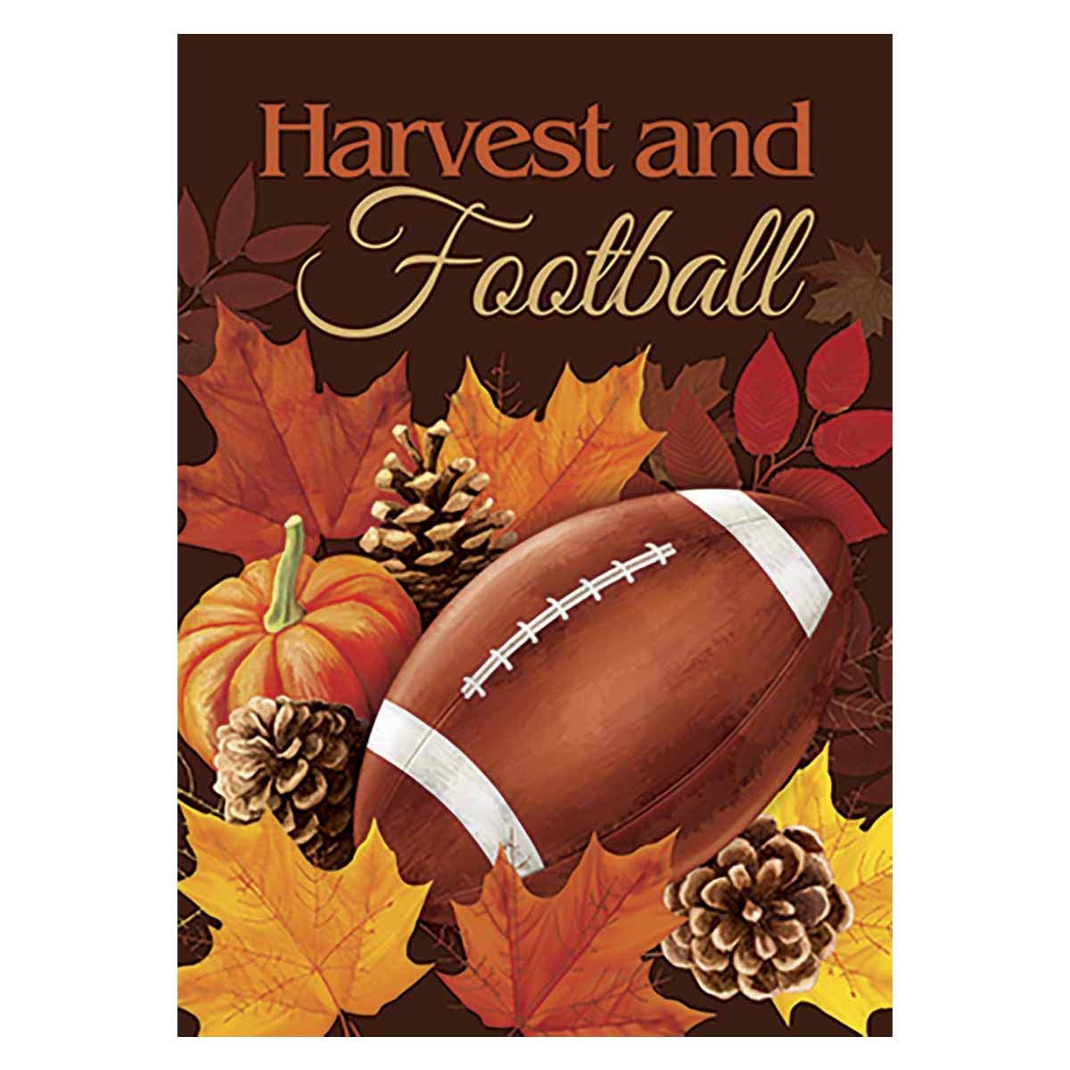Morigins Football House Flag Fall Touchdown Sports Decorative Autumn Sports Game Day 28x40 Inch