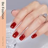 Modelones Gel Nail Polish Set 6 Colors Jelly Nude White Red Soak Off view 2