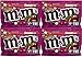 M&M’s Chocolate Candy (4 Pack) Flavor Vote Crunchy Raspberry Sharing Size, 8 Ounce Bags