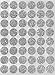 Royal Green Silver Sparkly Envelope Seals Dots Labels - 5/8