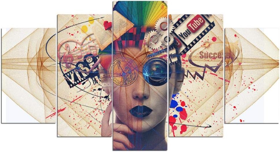 Wslin Cuadro sobre Lienzo Arte HD Lienzo Imagen De Pared Modular para