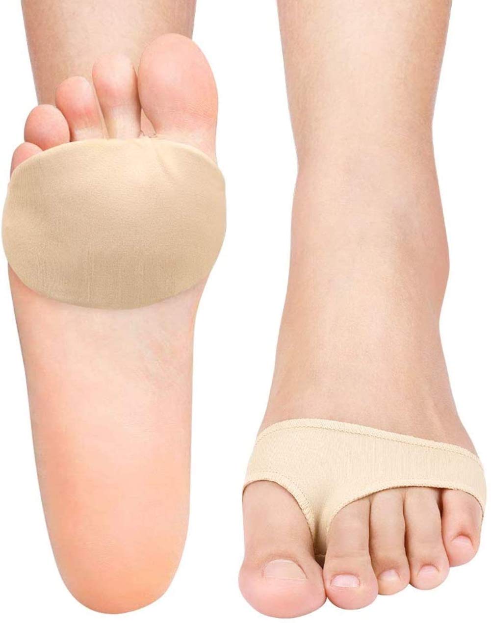 Metatarsal Pads for Women and Men, Ball of Foot Cushion Pads Silicone Gel, Forefoot Support Insoles for Morton's Neuroma, Callus, Blisters, Metatarsalgie, Diabetic Feet Sore Pain Relief