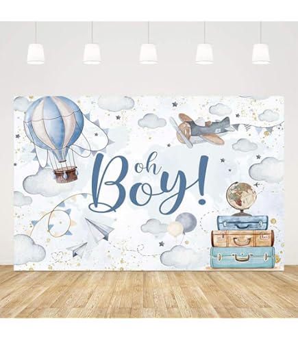 Swepuck 72x43inch Fabric Let The Adventure Begin Backdrop - View #12