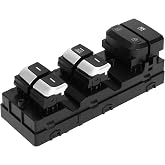 A ABSOPRO Car Power Window Switch No.93571D9200 Front Left Driver Side Window Control Switch for Kia Sportage 2017-2022 Black
