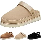 Women's Clogs Slip-On Mules Slippers Lightweight Women Platform Clog Shoes with Adjustable Strap Non-Slip Sole Slides Memory Foam Comfortable Indooer Outdooer