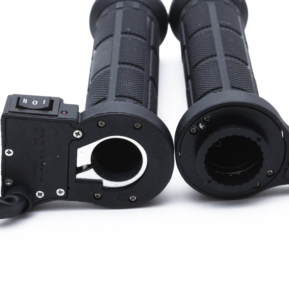 CARCHET/&reg; Paire Poign/&eacute;e Chauffante de Guidon Fourreau Heated Grip 12V Noir 7//8 22mm pour Moto Motocycle Scooter