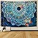 Mandala Floral Tapestry Bohemian Tapestry Fantasy Hippie Tapestry Galaxy Tapestry Mysterious Flower Tapestry Psychedelic Tapestry for Room