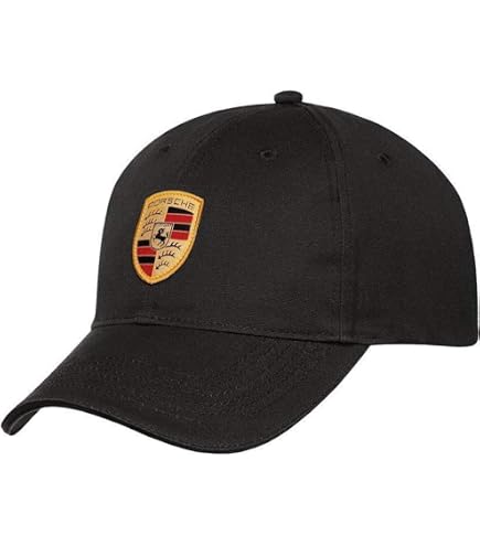 Porsche Cap Official Motorsport Snapback Hat New Black 911 Racing Fan Gear