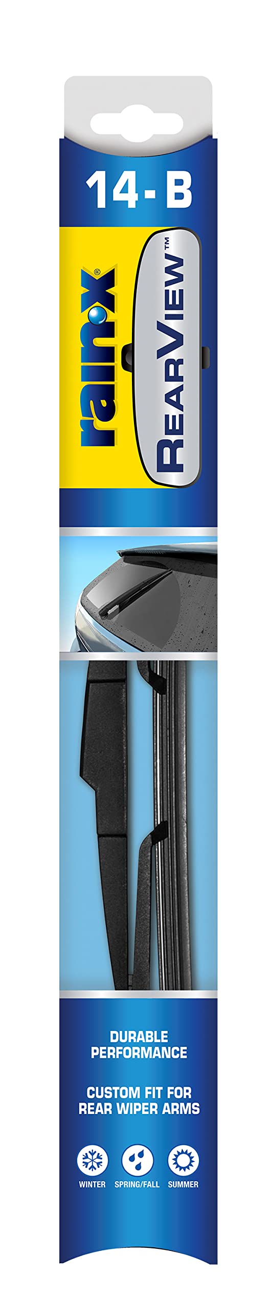Rain-X 850025 RearView 14-B Rear Wiper Blade, 14