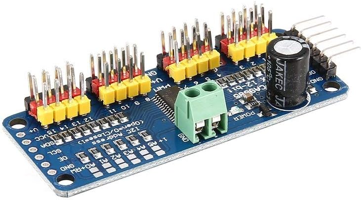 Coldcedar PCA9685 12 bit 16 Channel PWM Servo Motor Driver I2C Module for Arduino Robot