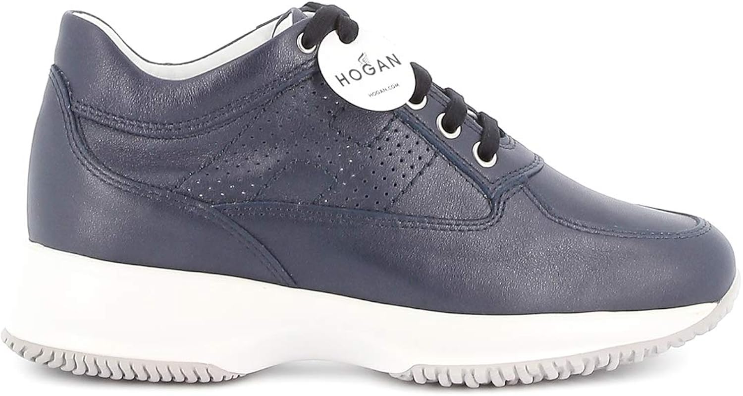 hogan interactive pelle blu