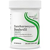Seeking Health Saccharomyces Boulardii - Gentle Digestive Support for Healthy Bowel Movements* - Supports a Good GI Tract Environment &amp; Microbiome While Traveling* - Gluten &amp; Dairy-Free - 60 Capsules