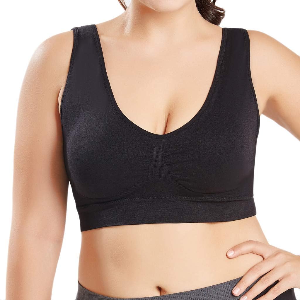 plus size padded sports bra