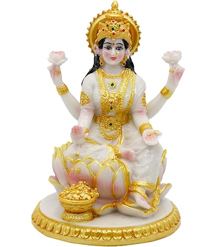 Amazon.com: ARTVARKO Laxmi Murti Brass Lakshmi Idol Laxmi Goddess